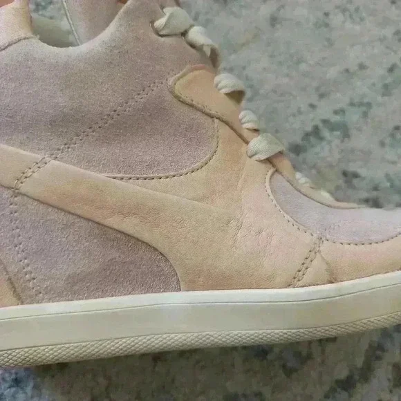 Alexander McQueen X Puma Women's Pink Ofeya Hidden Wedge High Fashion Trainers 7 - Picture 12 of 16